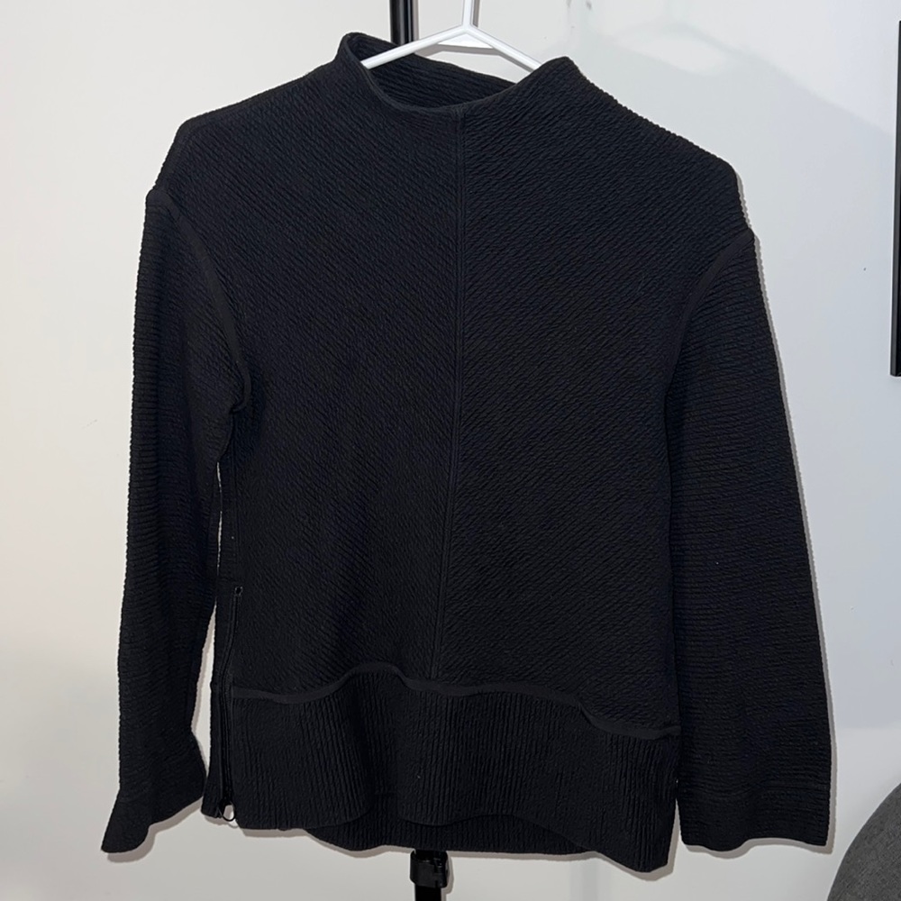 Lululemon mock neck ribbed sweater